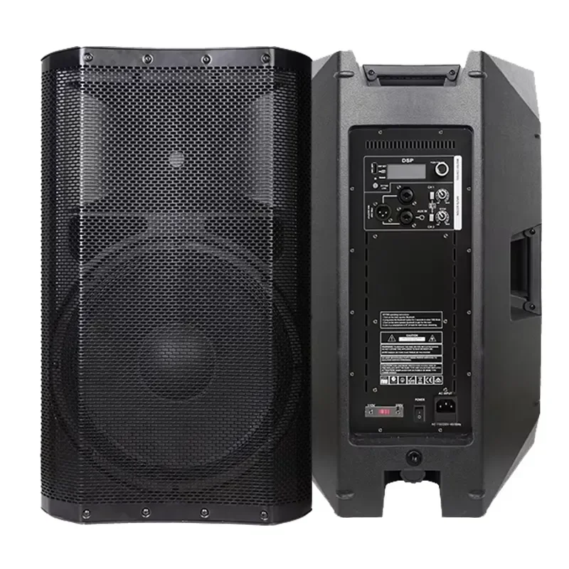 BOLRZO Accuracy Pro Audio CAN12D3 1000W Peak Power Professional Stage Audio Class D Portable Active Speaker 12-inch Active
