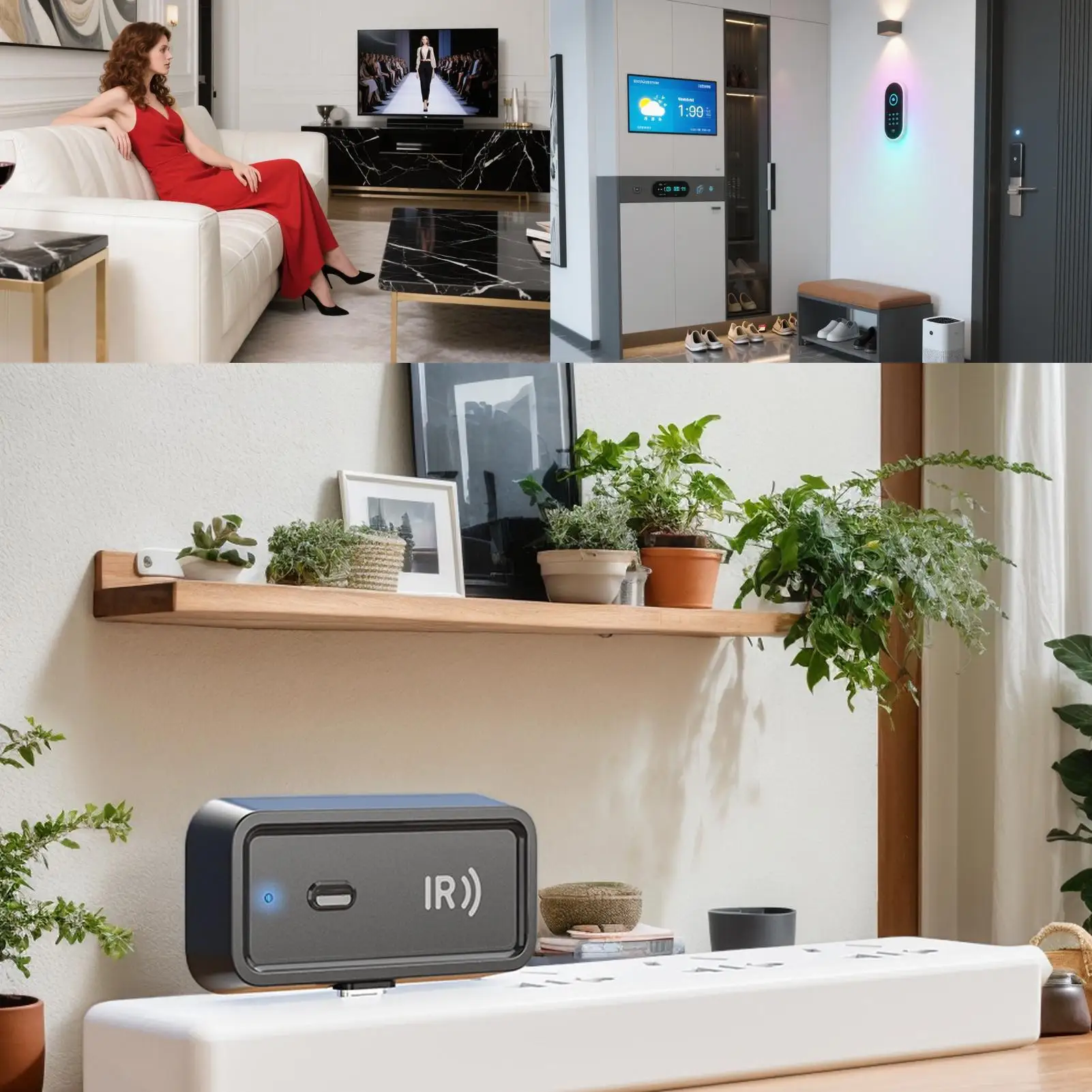 Для Android Smart Remote Home Assistant Hub Музыкальное оборудование для контроля температуры Телефон Интеграция Технологические энтузиасты