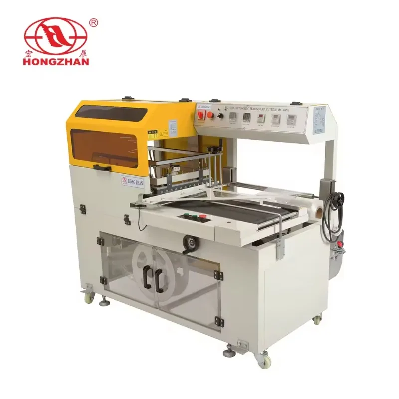 Fully Automatic L-type Sealing and Cutting Machine with Heat Shrink Packaging Machine