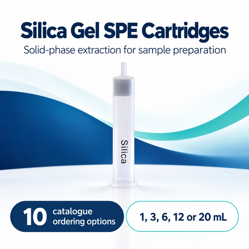 SELTON Silica Gel SPE Cartridges, 100–5000 mg Sorbent, 1/3/6/12/20 mL Options