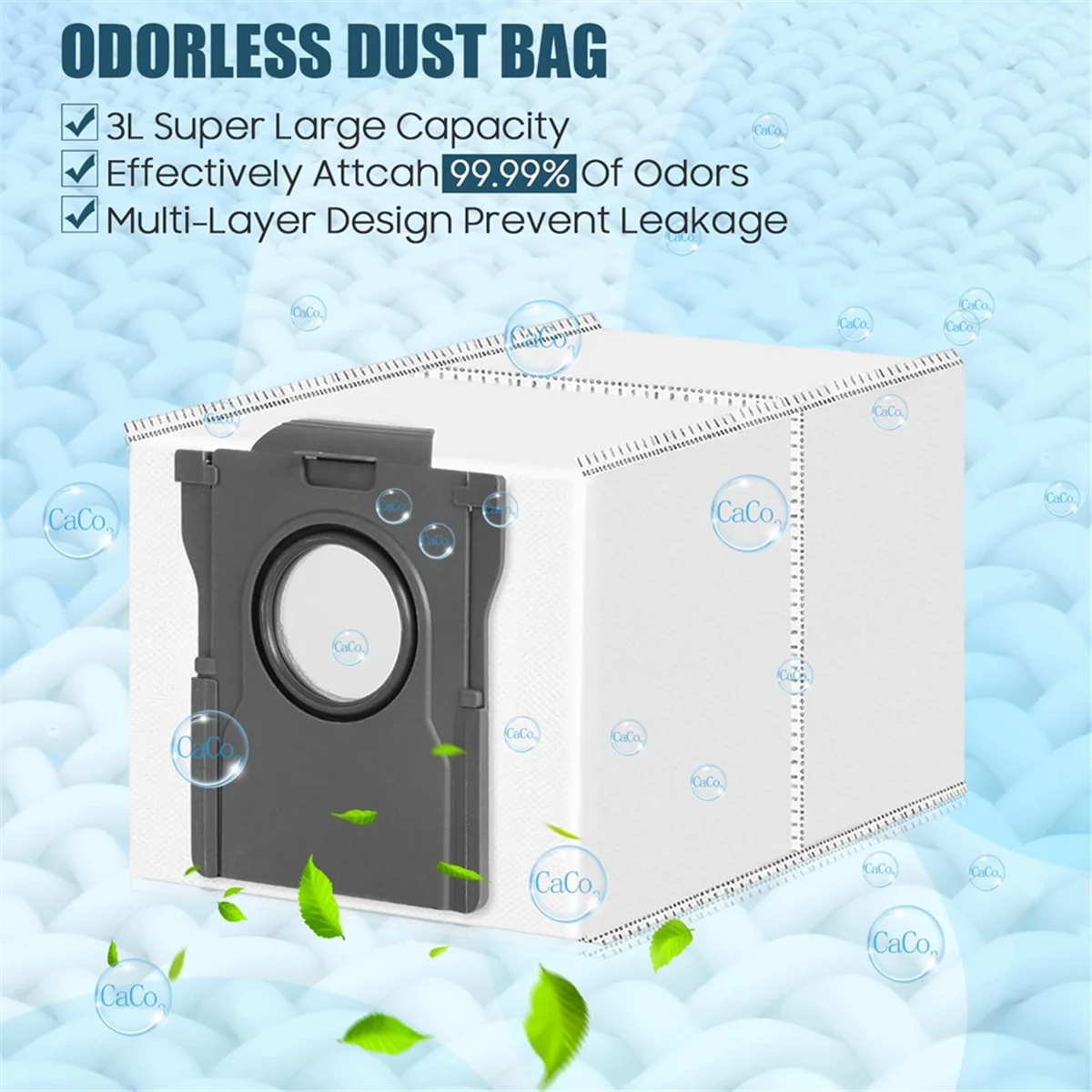 

A61I Accessories for Dreame L10s Pro Ultra Heat / X30 Ultra Robot Vacuum Cleaner, Main Brush, Dust Bags,Wipes,Filters