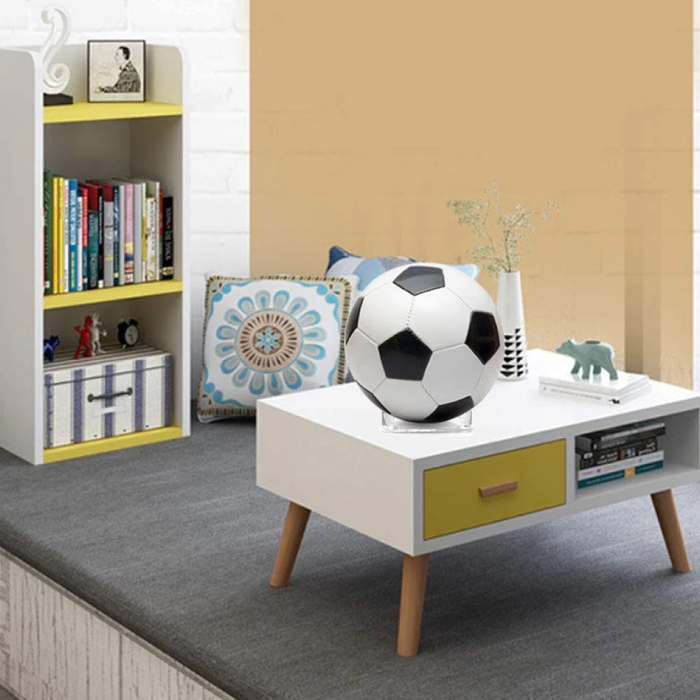 Acrylic Triangle Basketball Stand Wear-Resistant Sports Ball Clear Display Rack Transparent Ball Storage Rack for Sports Balls