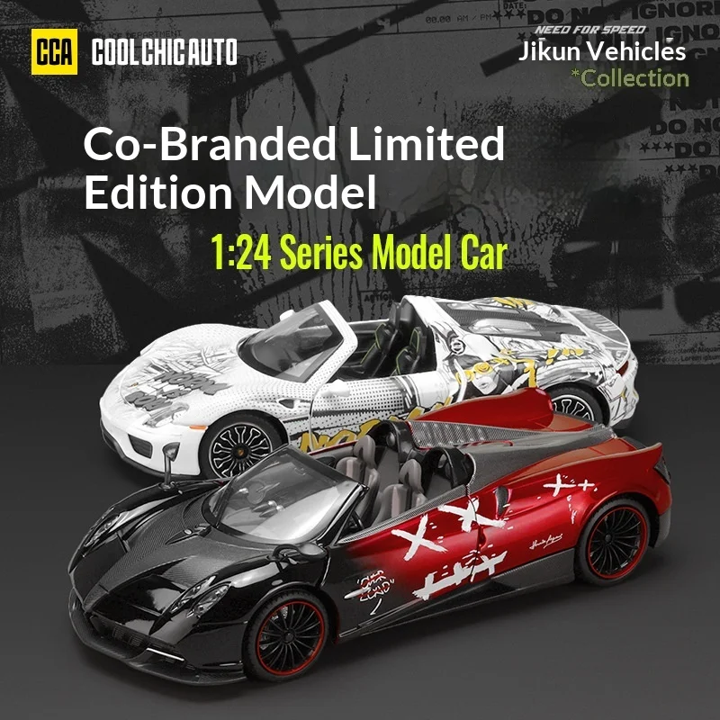 

Модель автомобиля CCA Cool ChicAuto 1:24 из сплава, литая под давлением, Porsche 918 Pagani Huayra, Need For Speed, ограниченная серия