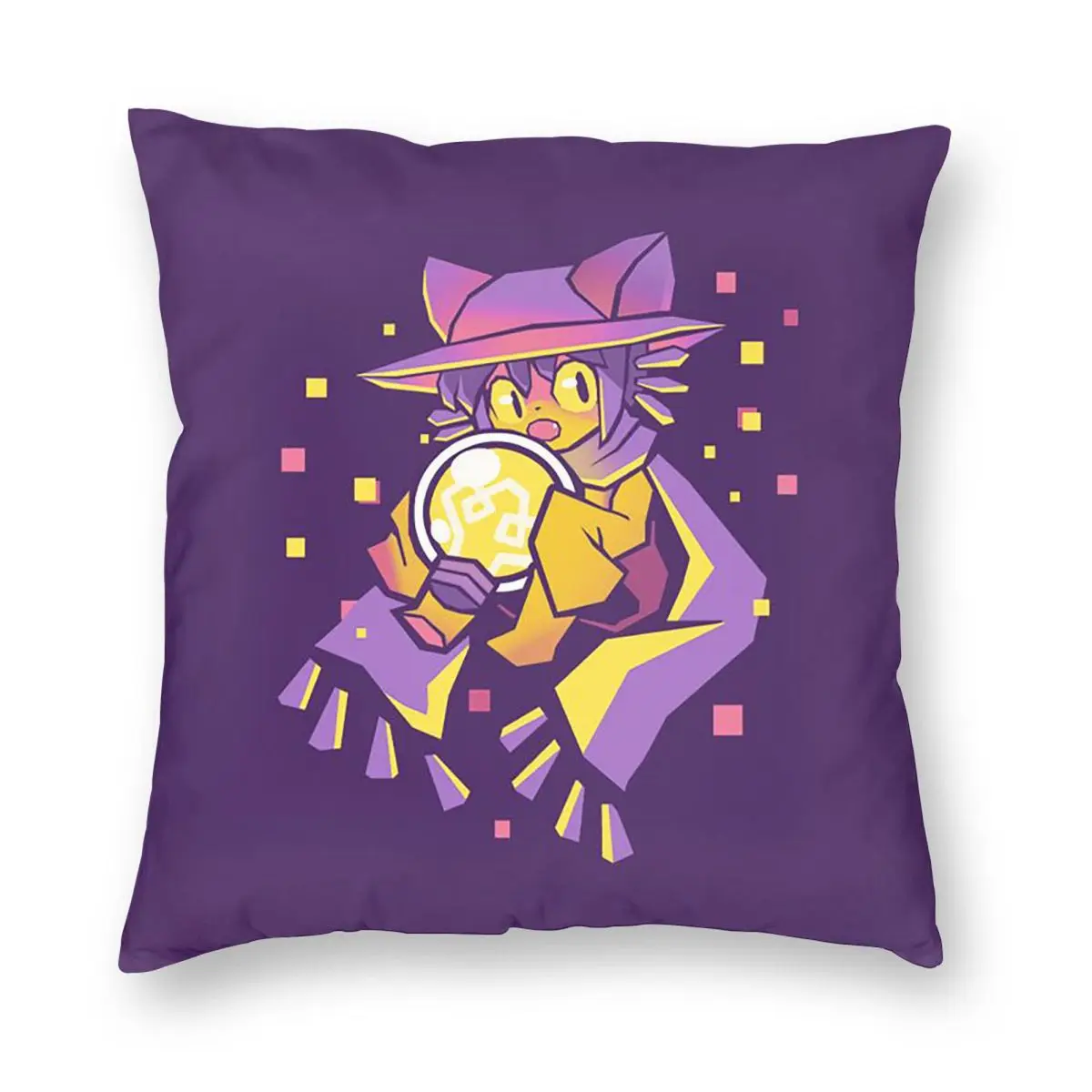 Anime Niko Oneshot Square Pillowcase Pillow Cover Cushion Decor Comfort Throw Pillow for Home Bedroom