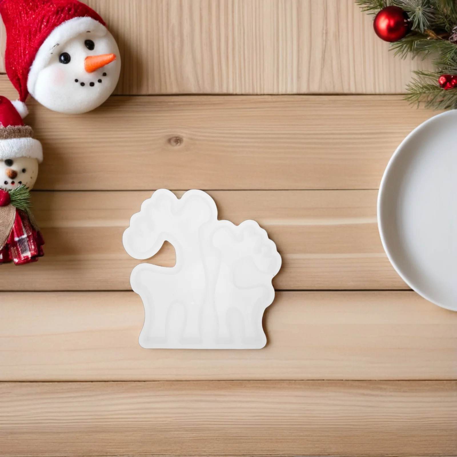 

Christmas Elk Mold Creative Silicone Animal Home Decor 3d Reindeer Statue Ornaments Crafting DIY Xmas