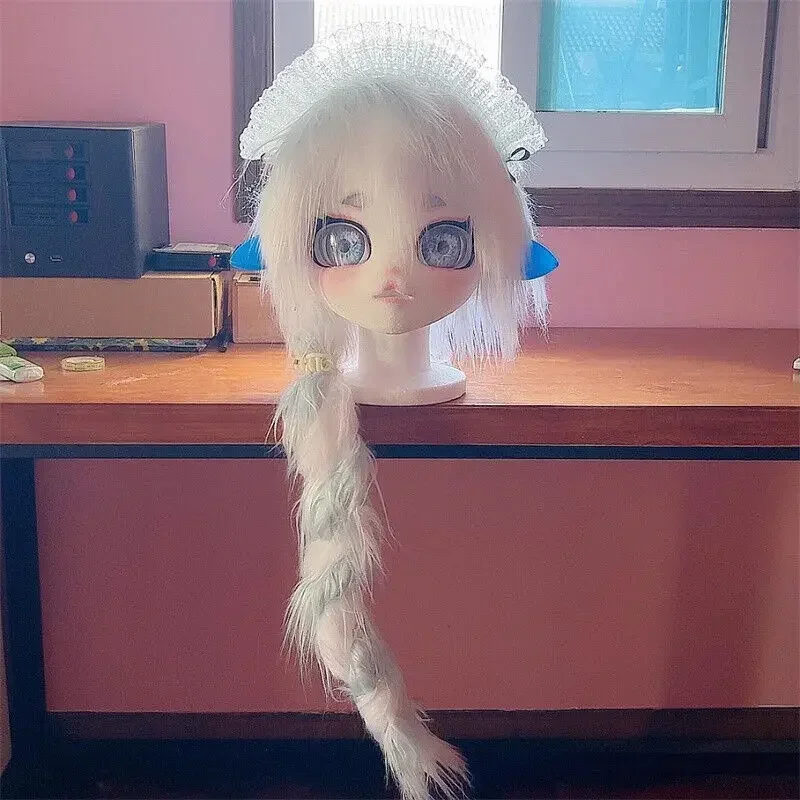 

Premade Fursuits Head Cat Maid Braided Kigurumi Furry Full Head Mask Lolita Cosplay Costumes Animal Furries Partial Fursuit