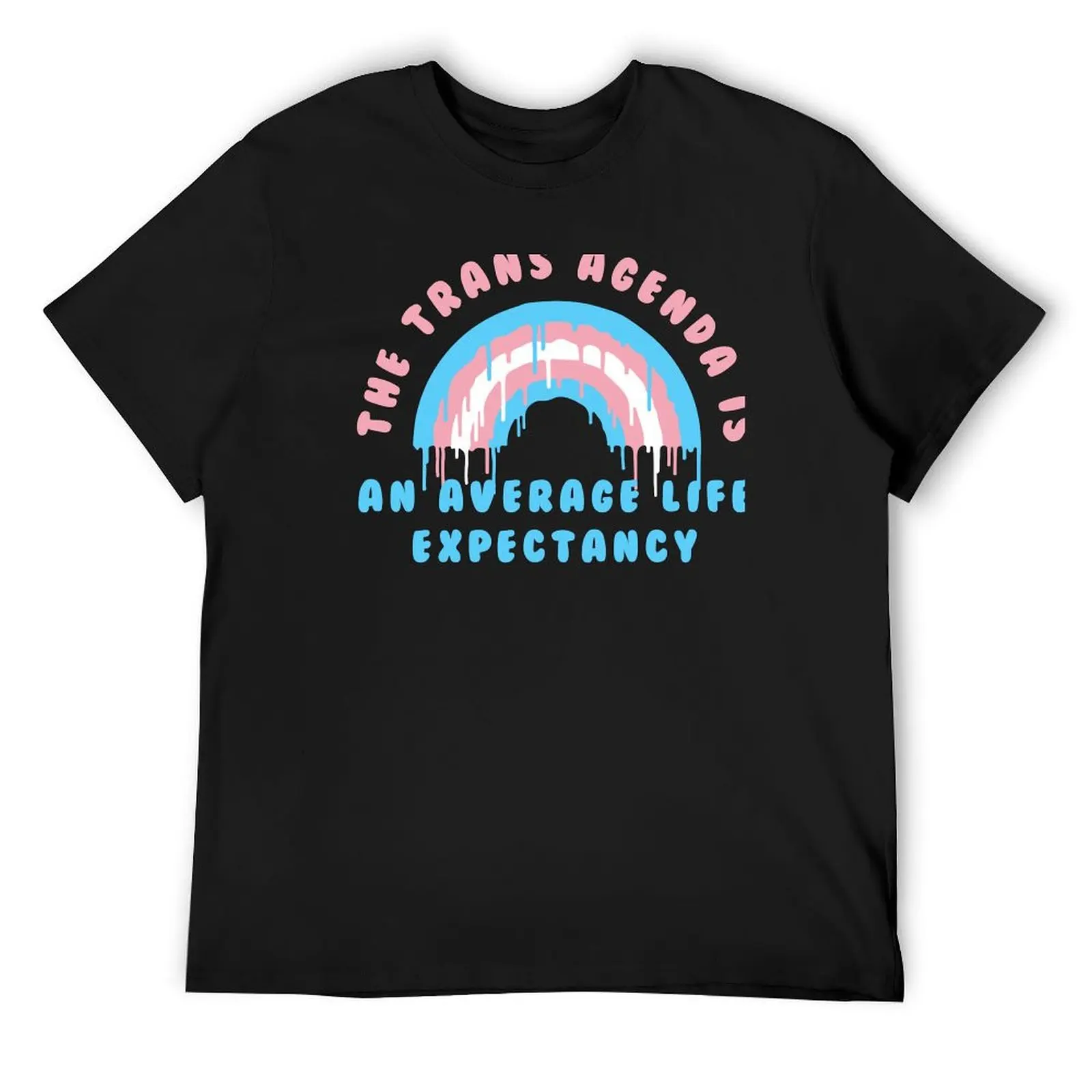 The trans agenda is an average life expectancy T-Shirt hippie clothes graphic shirts Blouse compression shirt men