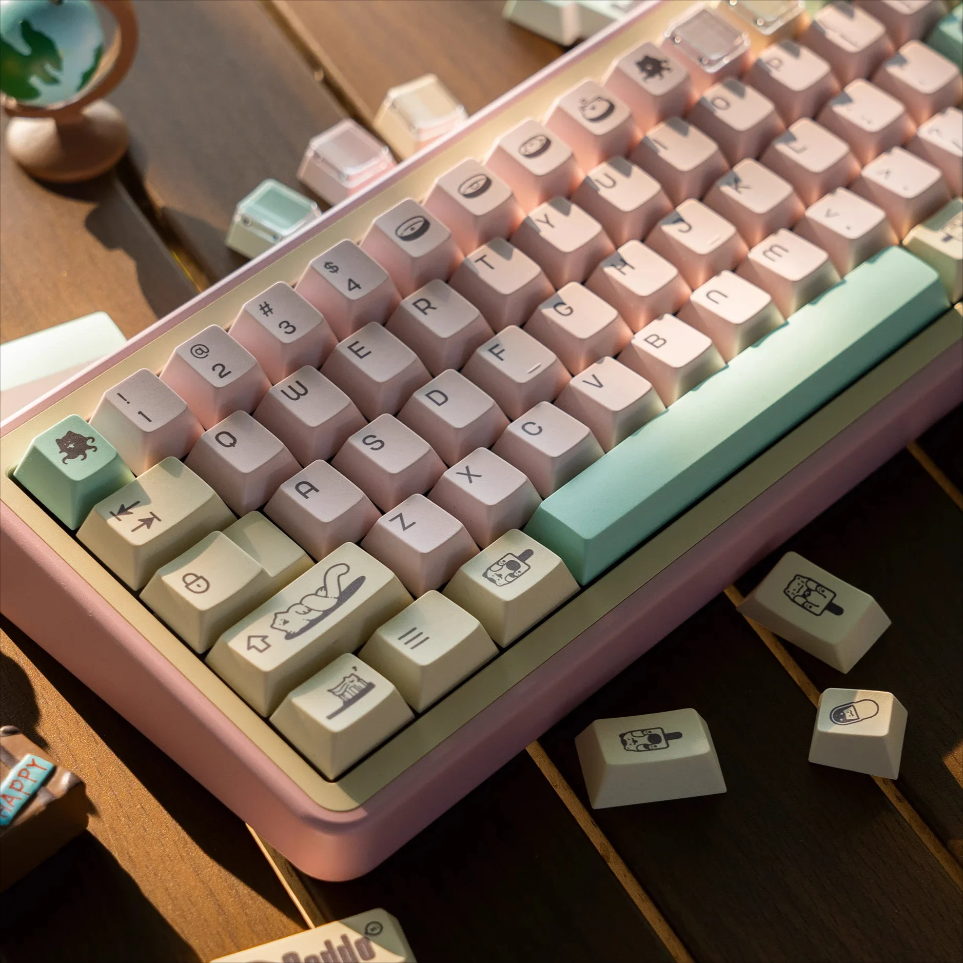 Originele, in de fabriek hoog gesublimeerde keycaps