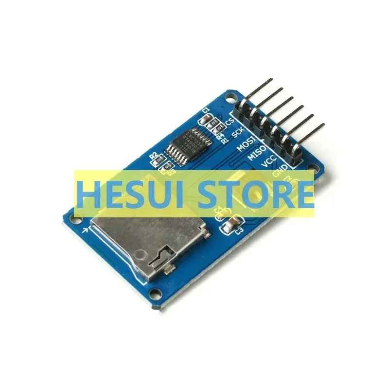 MicroSD card module TF card reader SPI interface with level conversion chip
