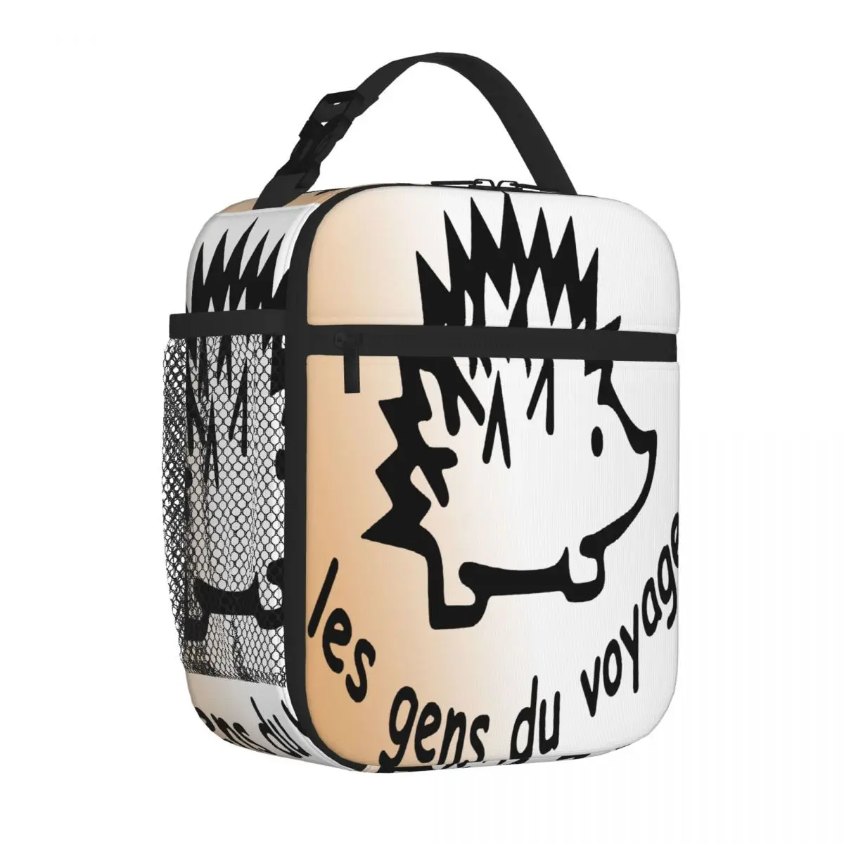 Hot Sale Herisson Niglo 833 Ruffled Food Tote Bag Grocery Carry Travel Lunch Bag