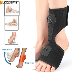 1PCS Compression Plantar Fasciitis Night Splint,Drop Foot Orthopedic Brace Adjustable Rotating Knob Sleep Support for Foot Drop