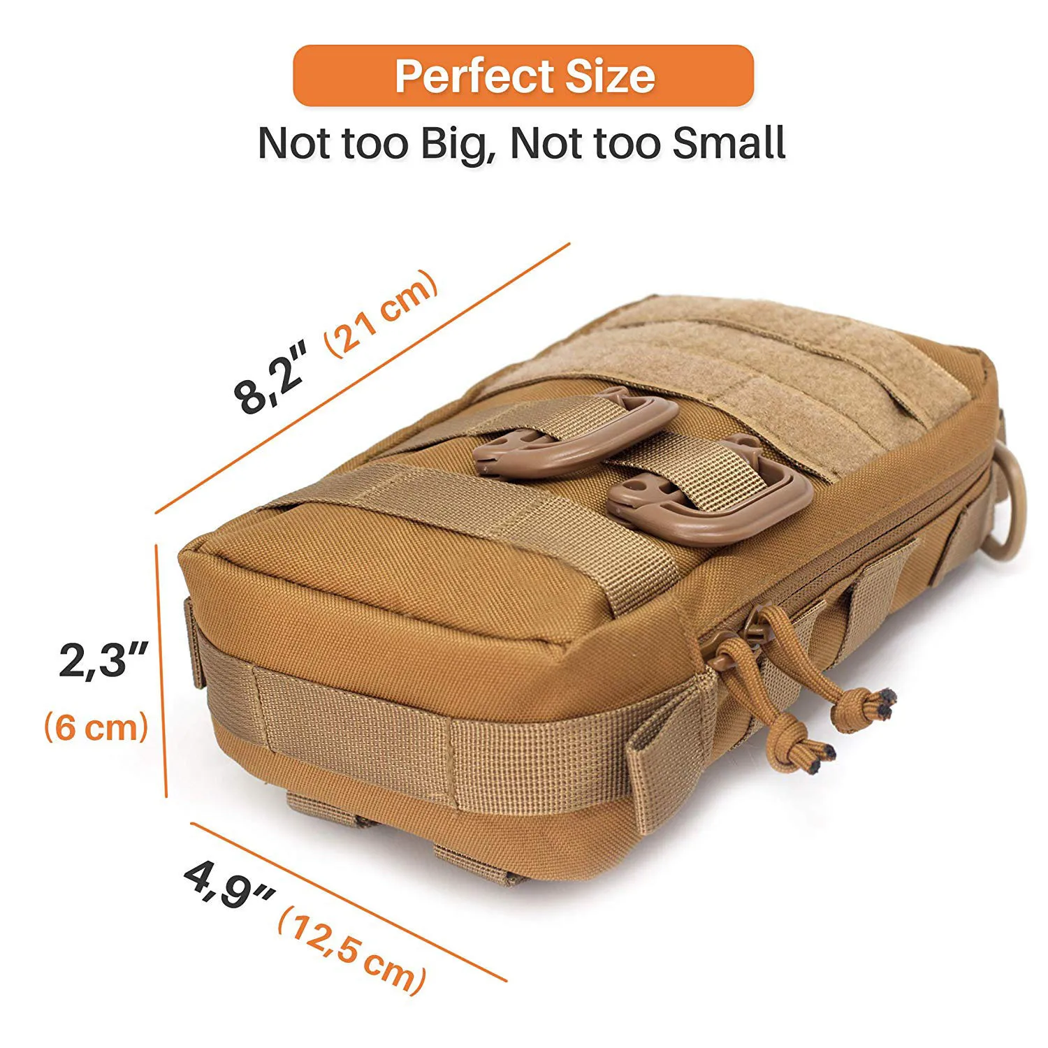 Outdoor Military Tactical Molle Tool Organizer Survival First Aid Kit Camping Hunting Mountaineering Multifunctional Waist Pack