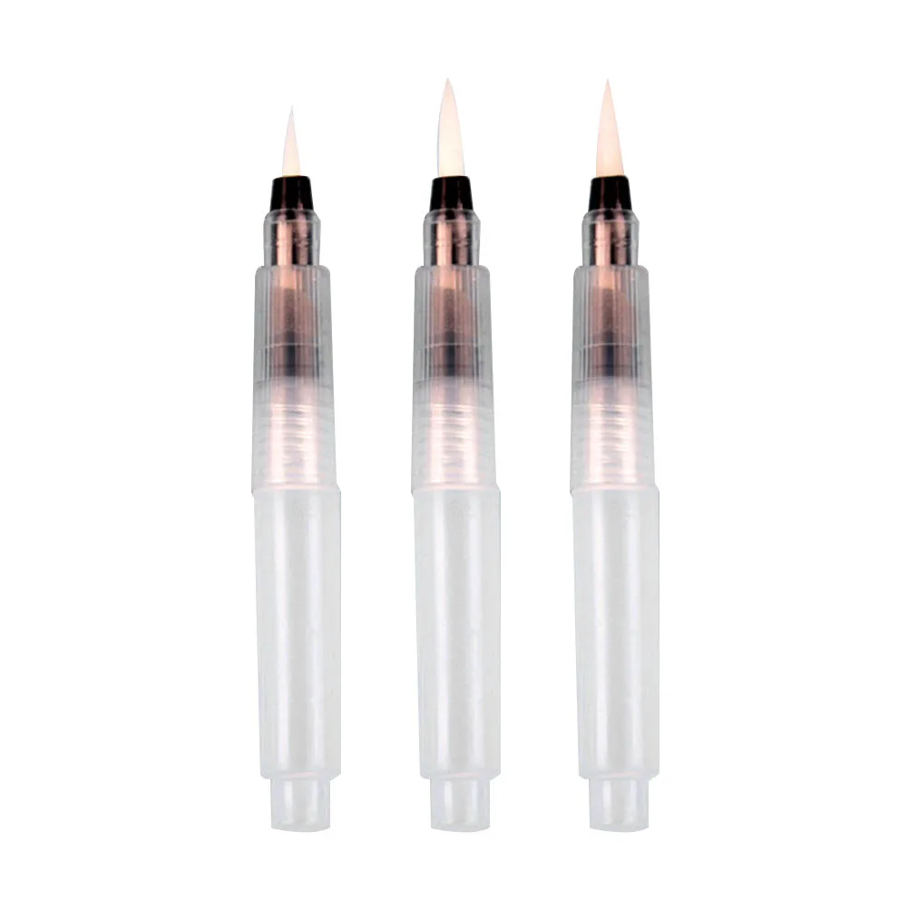 

9pcs Watercolor Brush Set Durable Coloring Pens Sensitive Lines Easy Flow Control Water Soluble Paint Brushes For Kids