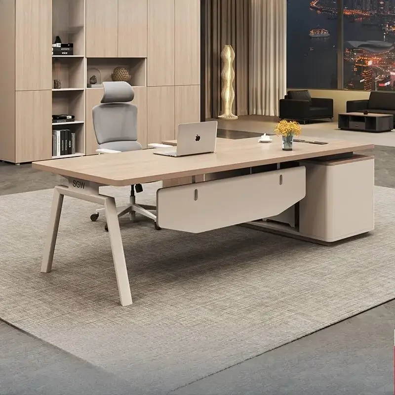 Storage Executive Office Desk Designer Strong Large Luxury Standing Office Desks Drawers Modern Mesa De Escritorio Furniture