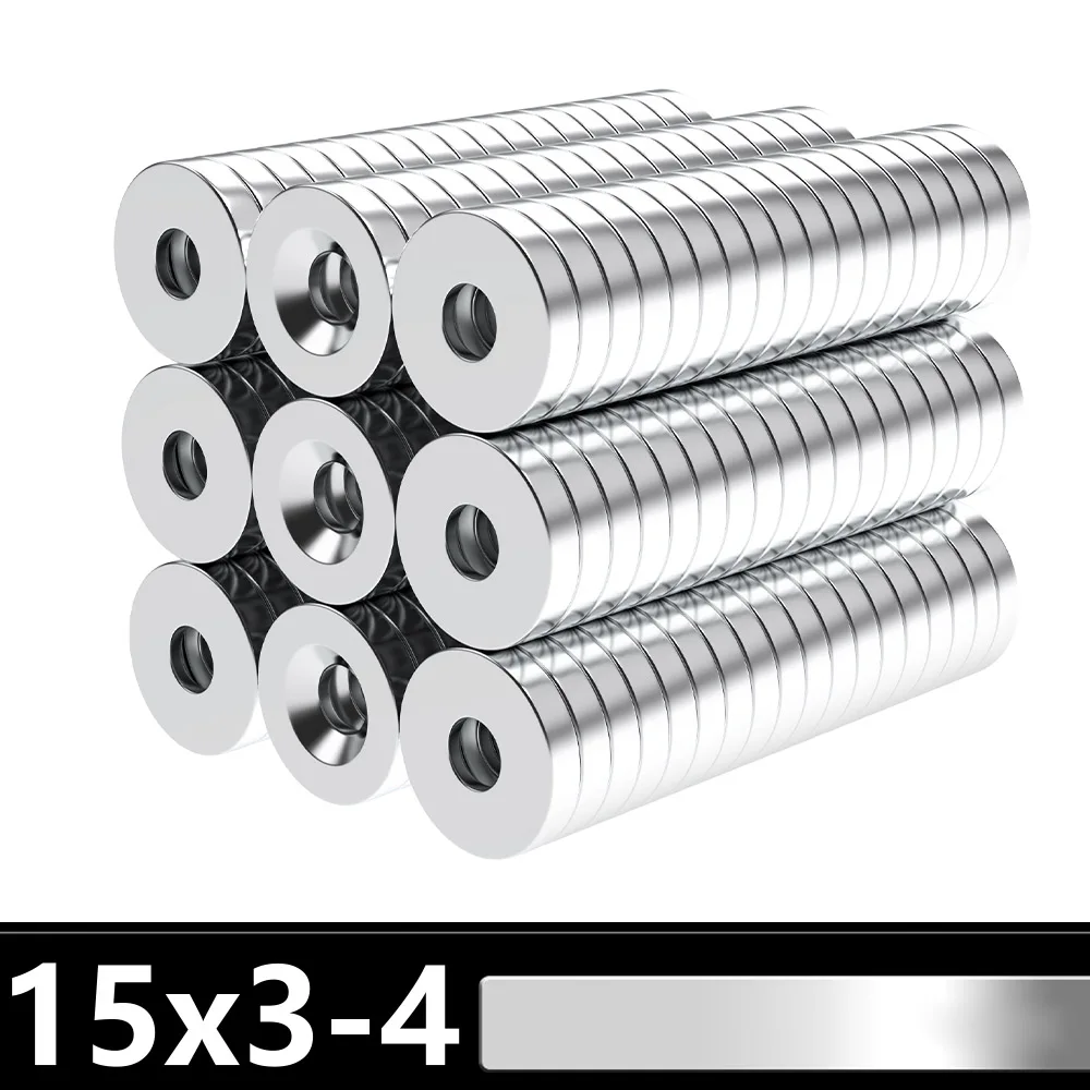 

15x3-4mm With Holes iman Refrigerator Magnets DIY Office Whiteboard Workshop