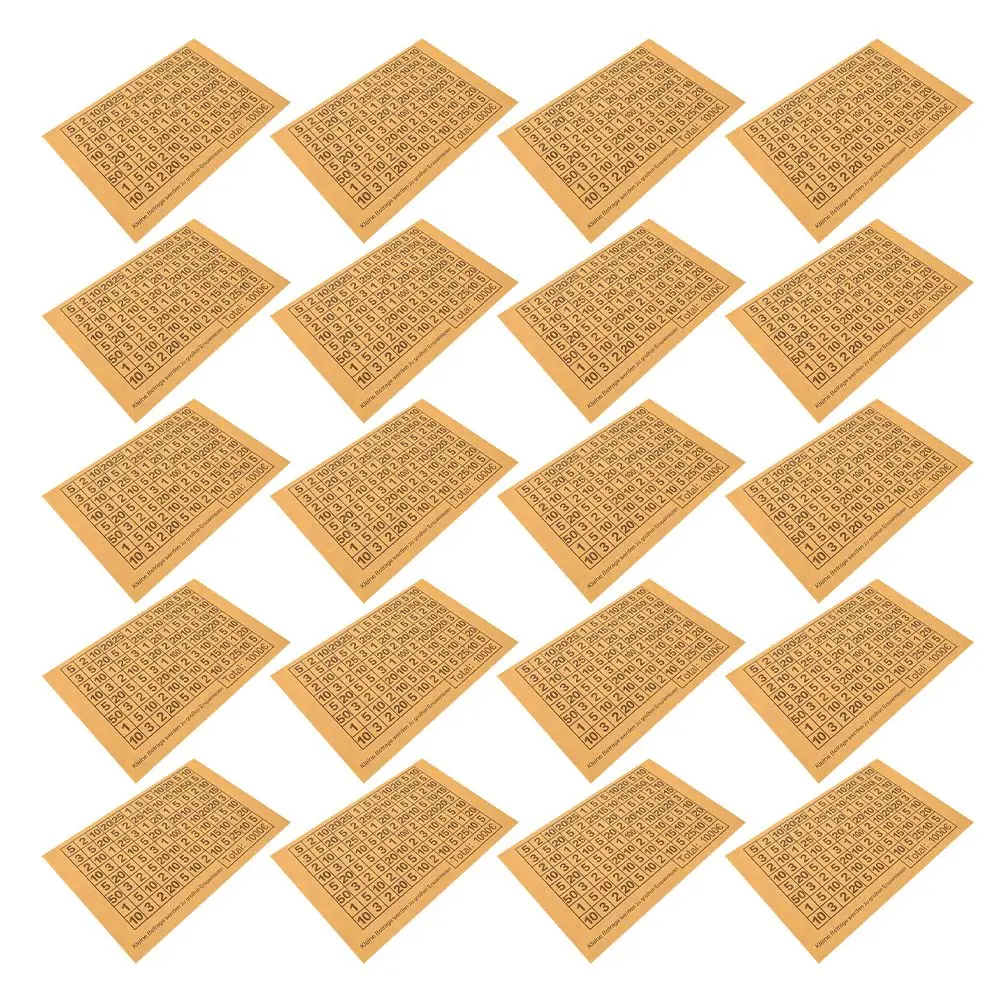 

40 Sheets Savings Bank Stickers Numbered Money Tracker Coin Bank Labels Budgeting Challenge Goal Planner Sheets