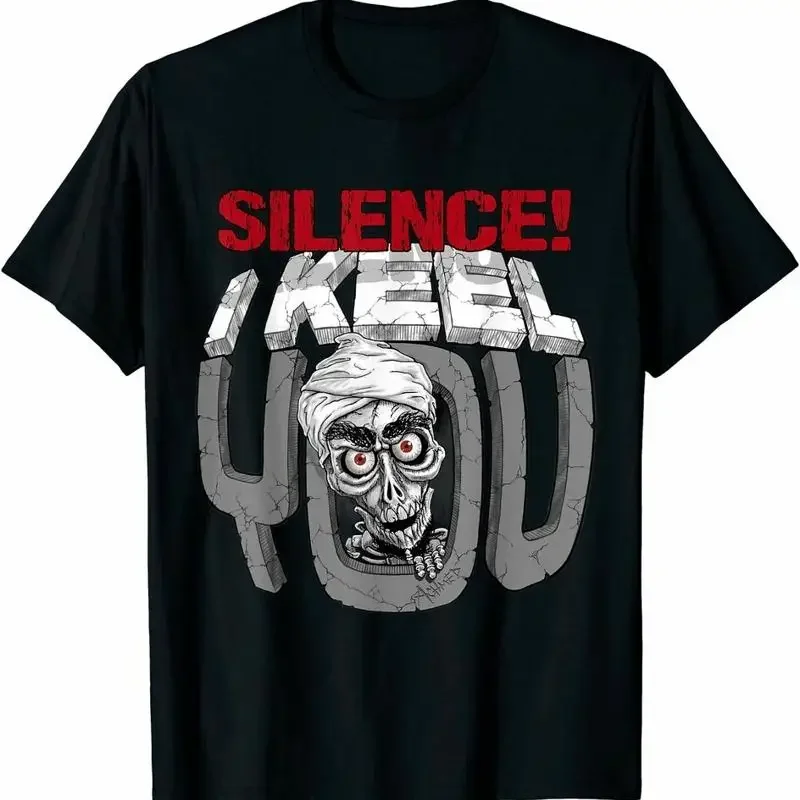 Jeff Dunham Silence I Keel You Mineral Achmed Funny Black  T shirt