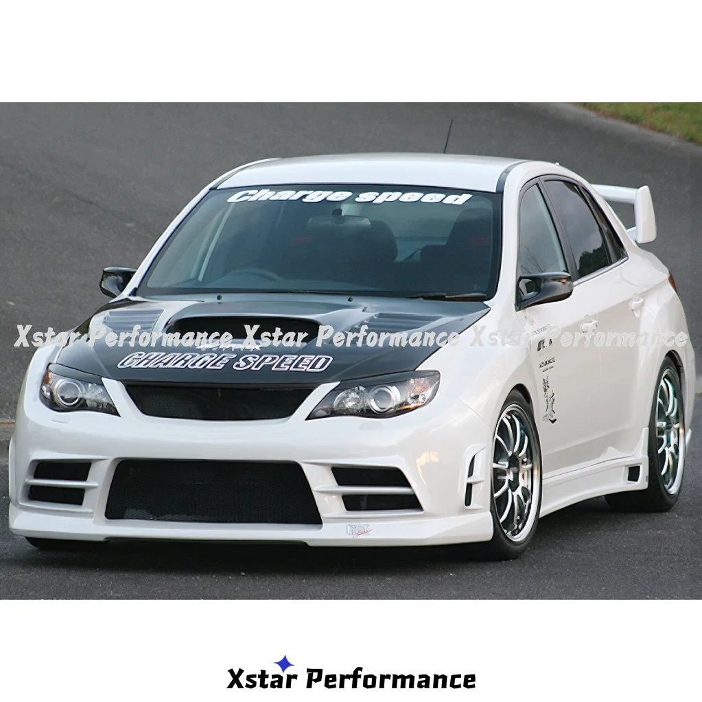 Chargespeed Style Carbon Fiber Hood Bonnet For Subaru Impreza 10 Grb Gvb Grf Gvf Sti