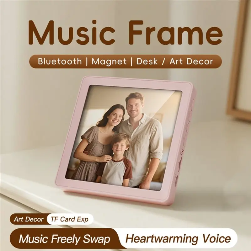 Gift Music Photo Frame Personalized Fridge Magnet With Playback& Recording Function For Valentine' S Day, Birthday