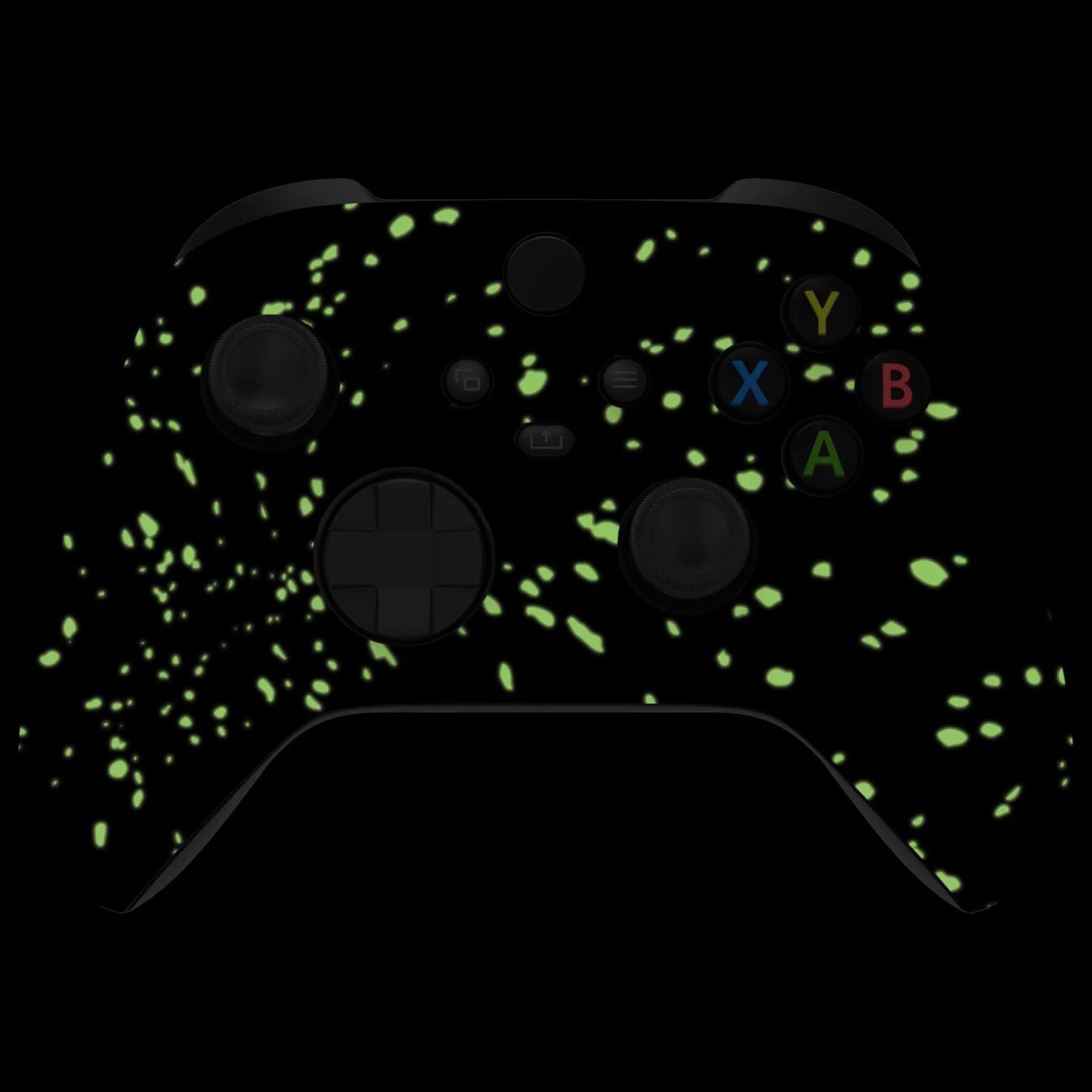 eXtremeRate Custom Pattern Part Faceplate, Soft Touch Grip Front Housing Shell Case for Xbox Series X/S (Xbox Core) Controller