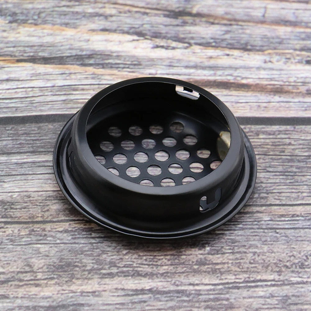 12pcs Round Cabinet Air Duct Vent Dia.35mm Steel Louver Mesh Hole Plug Decoration Cover Wardrobe Grille Ventilation Systems