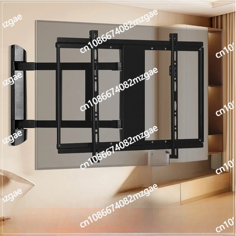 

Electric TV bracket telescopic rotating intelligent remote control ultra-thin folding wall mount