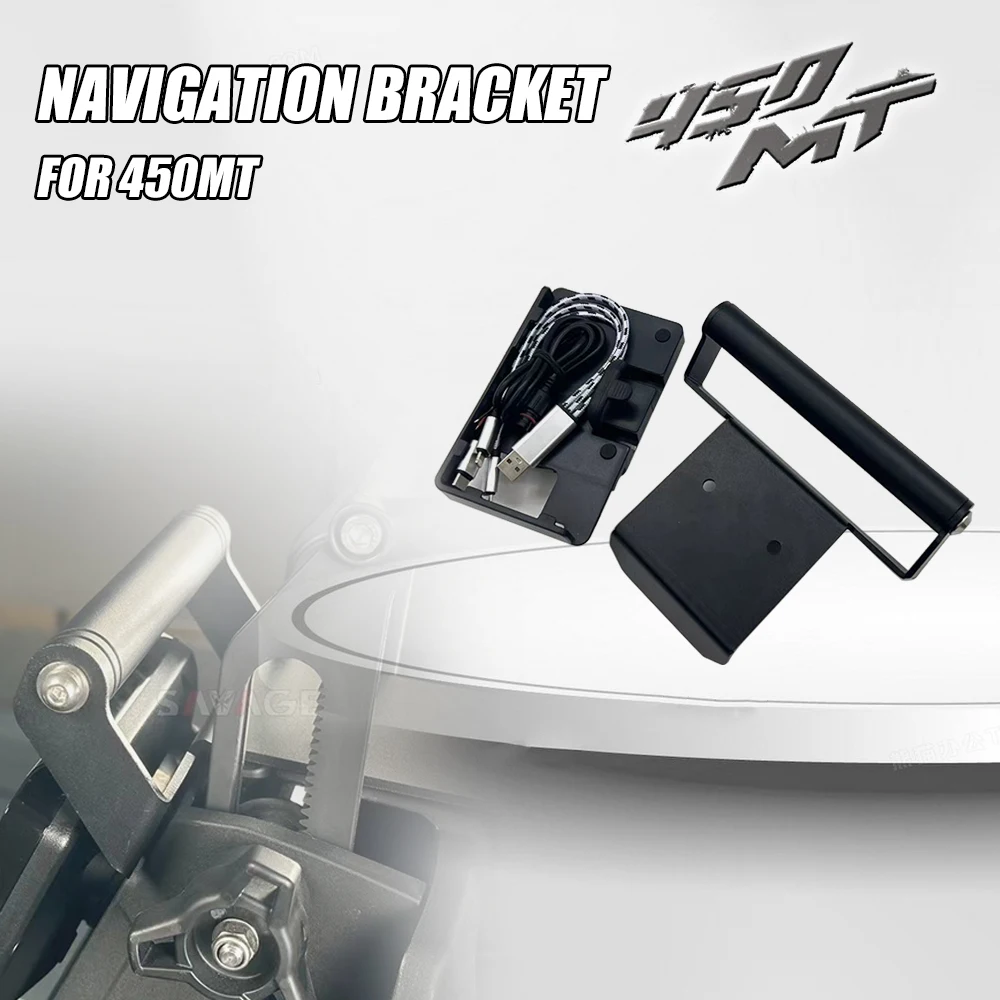 

For CFMOTO 450 MT 450MT MT450 MT 450 Motorcycle Navigation Holder Mobile Phone Holder Mobile Phone Clip Travel Holder