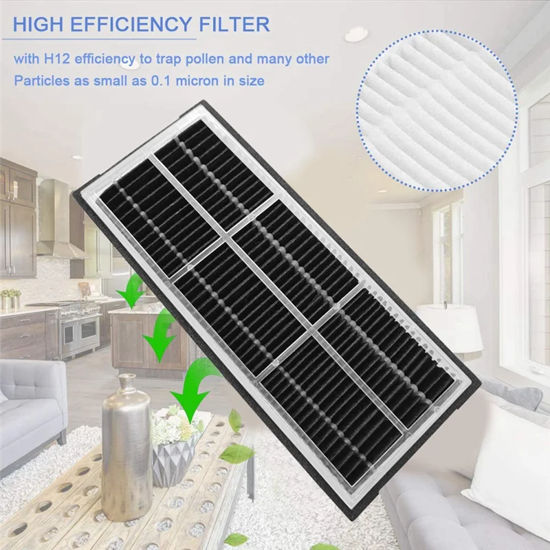 Filtro Hepa de ABKR-8 piezas para Xiaomi Roborock T7S/T8plus/G10/G10S/S8 Pro Ultra /S8 +/S8 piezas de Robot aspirador Accesorios