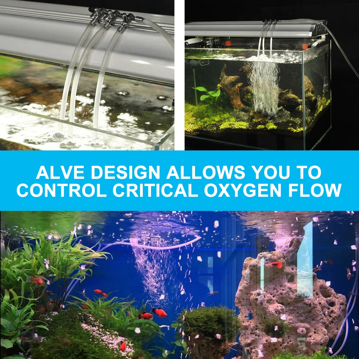 

8pcs Line Regulator For Fish Tank Aquarium Air Flow Control Valve Adjustable Gas Regulating Valve One-Way Air Distributor