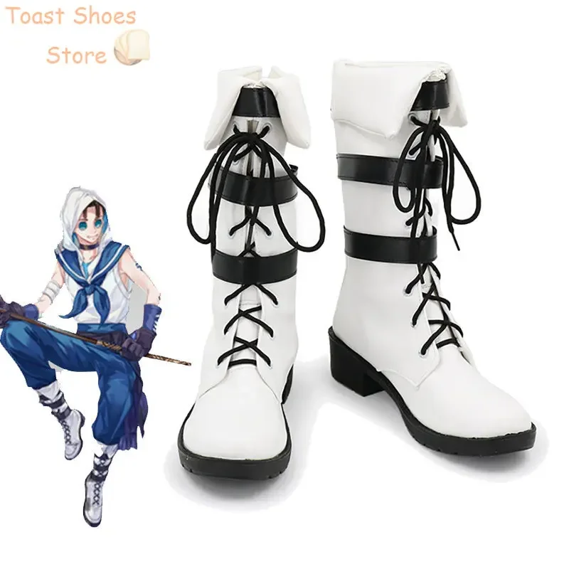 

Game Identity V Oceangoing Voyage Day Mercenary Naib Subedar Cosplay Shoes PU Leather Shoes Halloween Boots Costume Prop