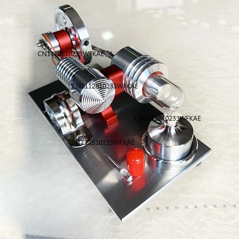 Stirling Engine Steam Engine Model Micro Generator Luminous Power Generation Model Scientific Physics Experiment Toy Gift