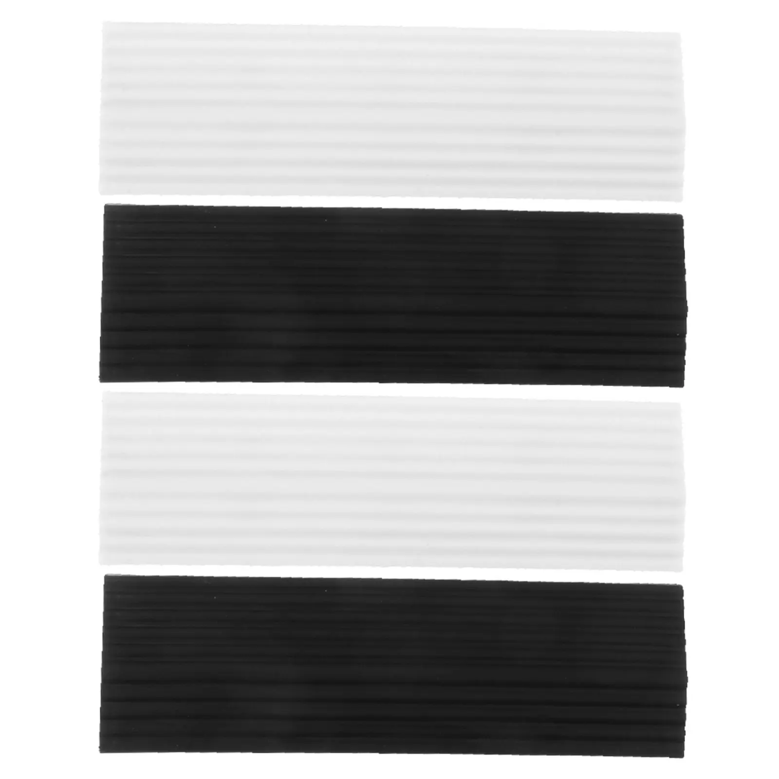 4Pcs Robot Vacuum Ramp Mat Nonslip Triangle Door Frame Step Ramp Indoor Modular Slope Mat for Threshold Crossing Cleaning Helper