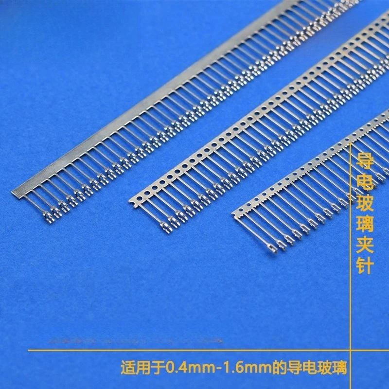 Vidro condutor ito fto/azo vidro condutor dedicado clipe pino acessórios de fiação blocos terminais 100 peças