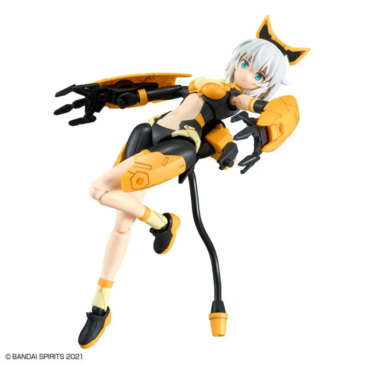 Bandai-Kits de modelos de Anime auténticos, Rishet Freesia, juguetes de Color A, 30MS, modelo de ensamblaje de figuras de acción, regalo escolar, regalo de Navidad