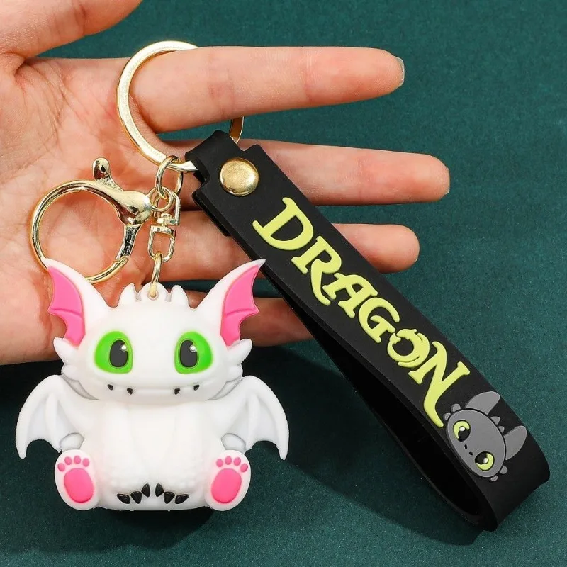 Como Treinar Seu Dragão Desdentado: Chaveiro Criativo de Carro com Desenho Animado, Pingente Personalizado de Personagem de Anime para Mochila, Presen