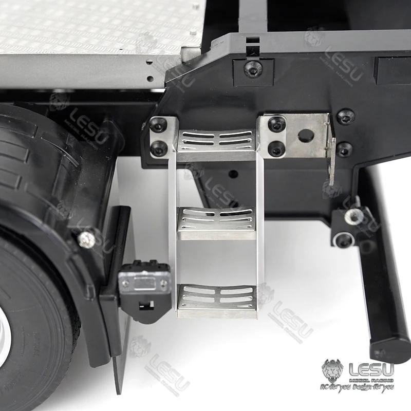 

Лестница из нержавеющей стали G-6233, обновленная игрушка для 1/14 Tamiya RC FH16, прицеп с дистанционным управлением, самосвал, модель самосвала