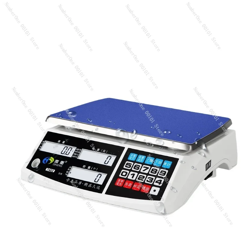 High-precision industrial electronic scale 0.1g commercial counting scale, small precision screw hardware weighing table
