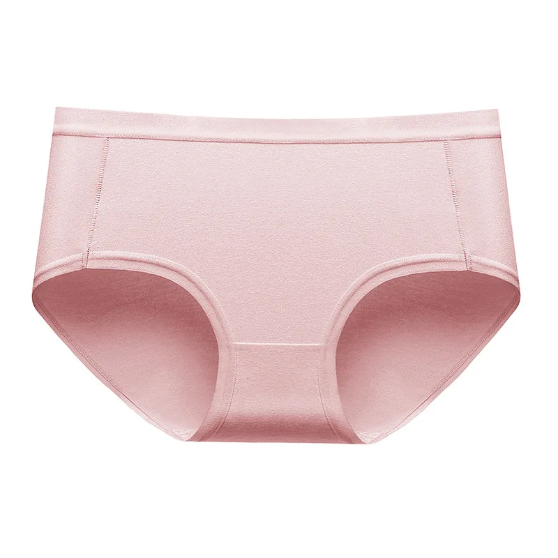 Japanese Women Cotton Underwears Students Briefs Sexy Cute Girls Lingerie Solid Mid-waist Female Panties Plus Size Underpants