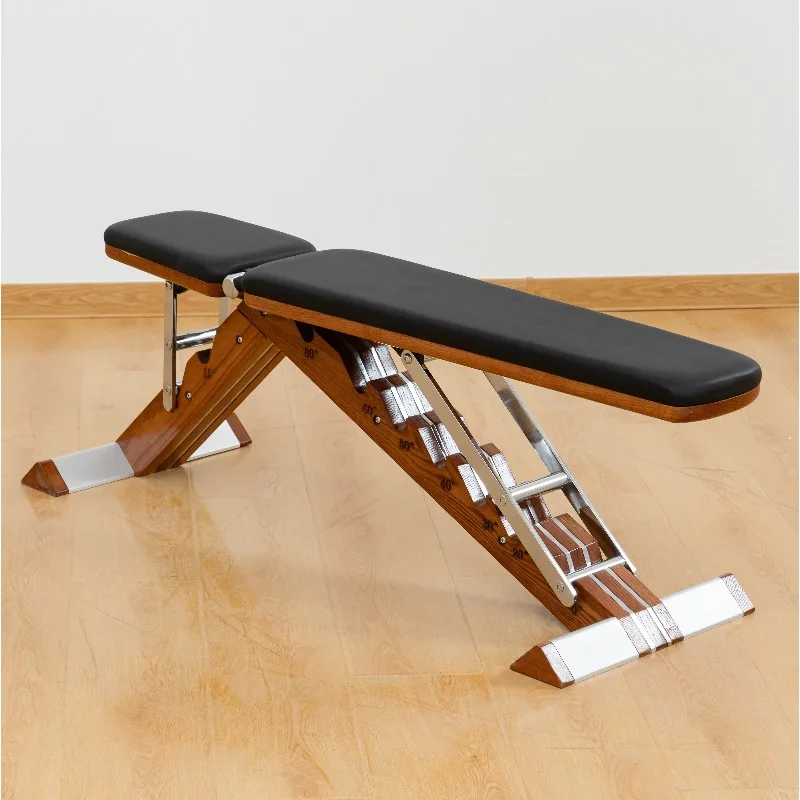 High Quality Adjustable Fitness Chair Home Fitness Foldable Dumbbell Training Chair with Dumbbell Rack for Weight Training