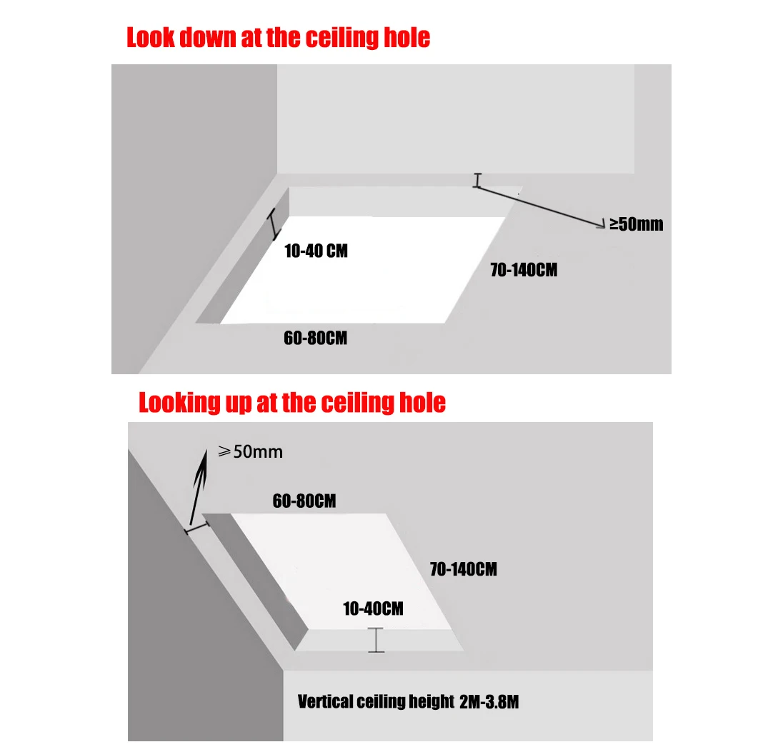 Steel attic Telescopic Ladder with hatch Ceiling fold Stairs Home loft Ladder Pull Down Custom Size 5ft-12ft