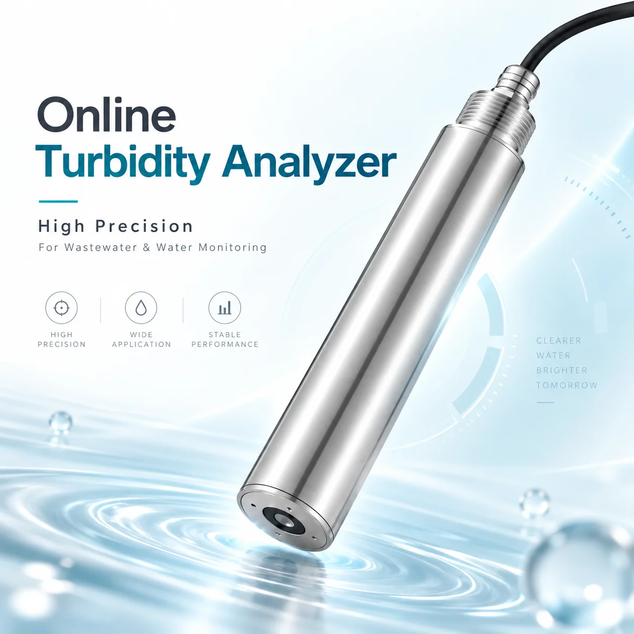 Low Maintenance Online Turbidity Sensor For Continuous Water Quality Monitoring