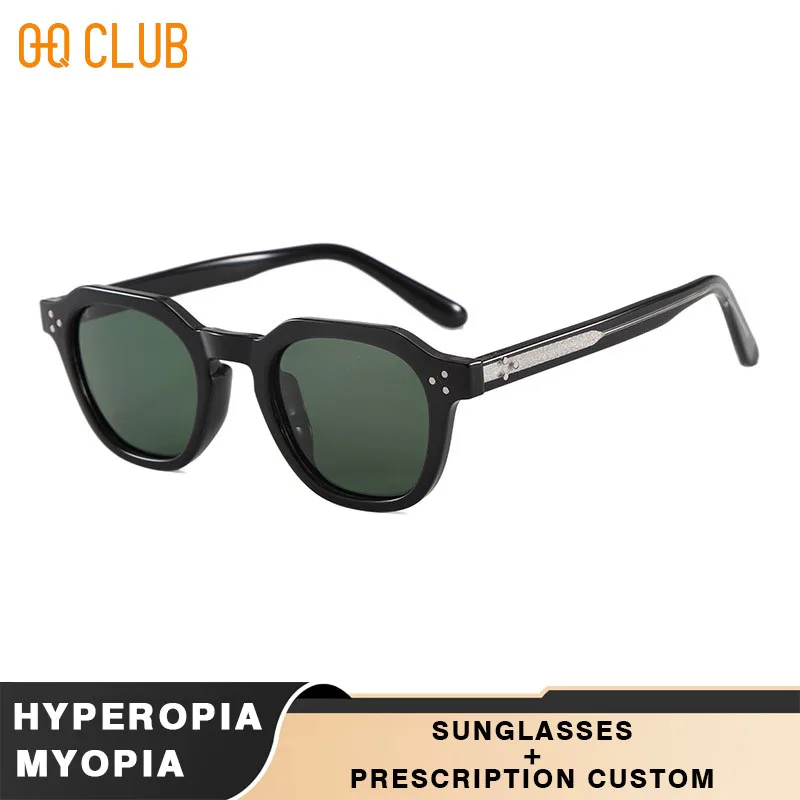 

O-Q CLUB Retro Polarized Sunglasses Ultralight TR90 Frame Polygon Shape for Men Women Outdoor High Quality Travel Sun Glasses