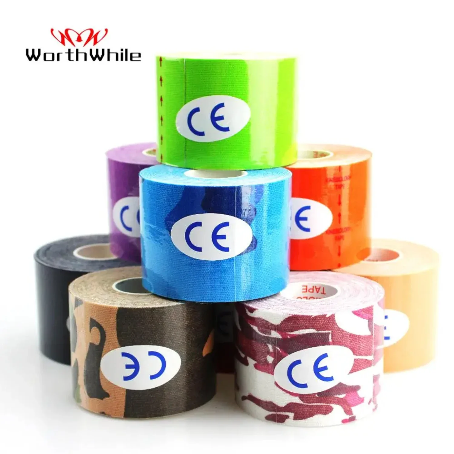 

Kinesiology Tape Athletic Recovery Elastic Tape Kneepad Muscle Pain Relief Knee Pads Support Gym Fitness Bandage