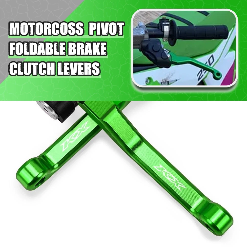 

For Kawasaki KX65 KX80 KX85 KX125 KX250 KX 65 80 125 250 Motorcycle Accessories Dirt Pit Bike Motocross Pivot Brake Clutch Lever
