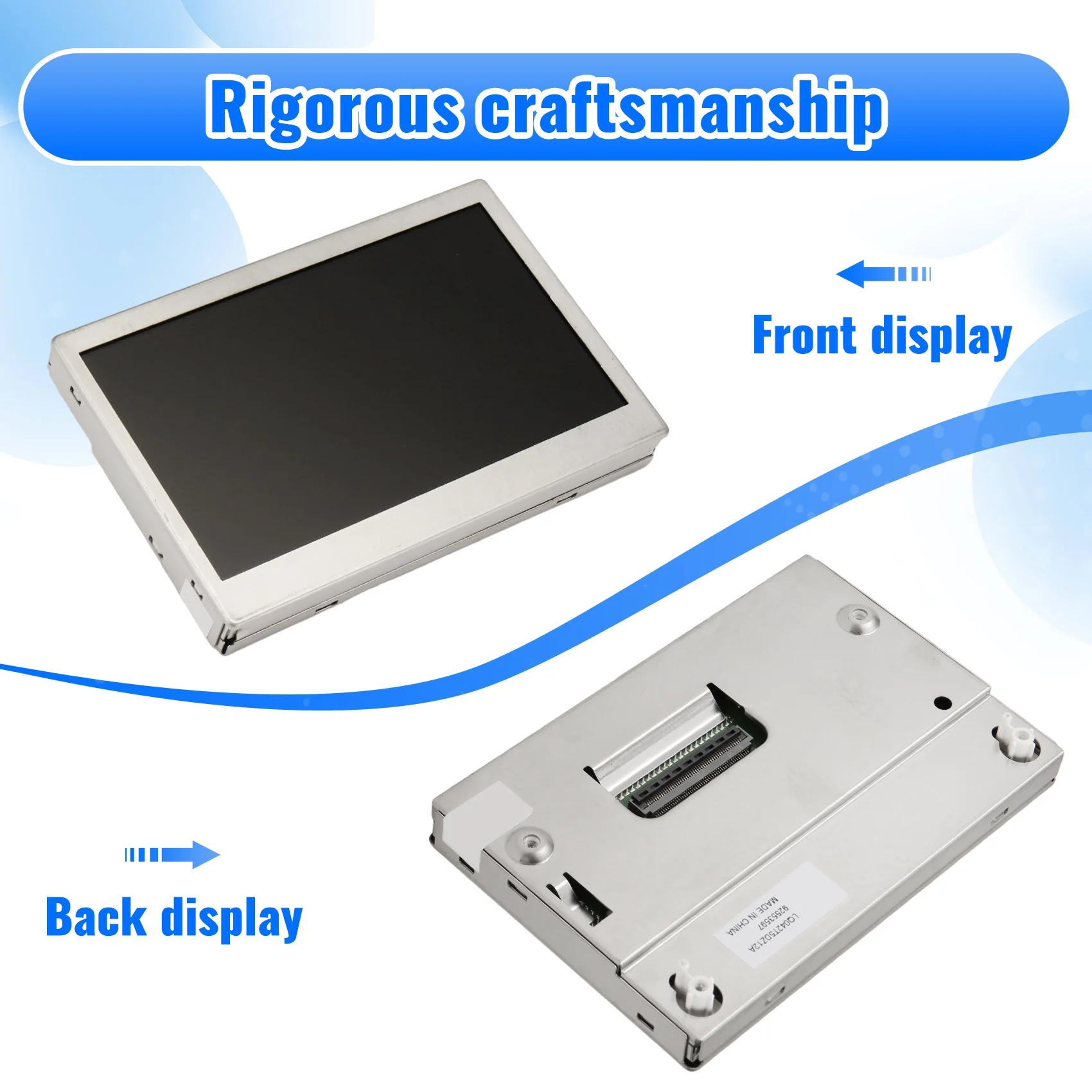 ABSQ-車のダッシュボード LCD ディスプレイ交​​換用 LQ042T5DZ12A 4.2 インチ LCD スクリーンモジュール部品交換