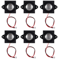 6pcs Speaker 3 Watt 8 Ohm Full-Range Cavity Sound Speaker Connector Separating Interface 3.3V 5V with JST-PH2.0mm for Arduino