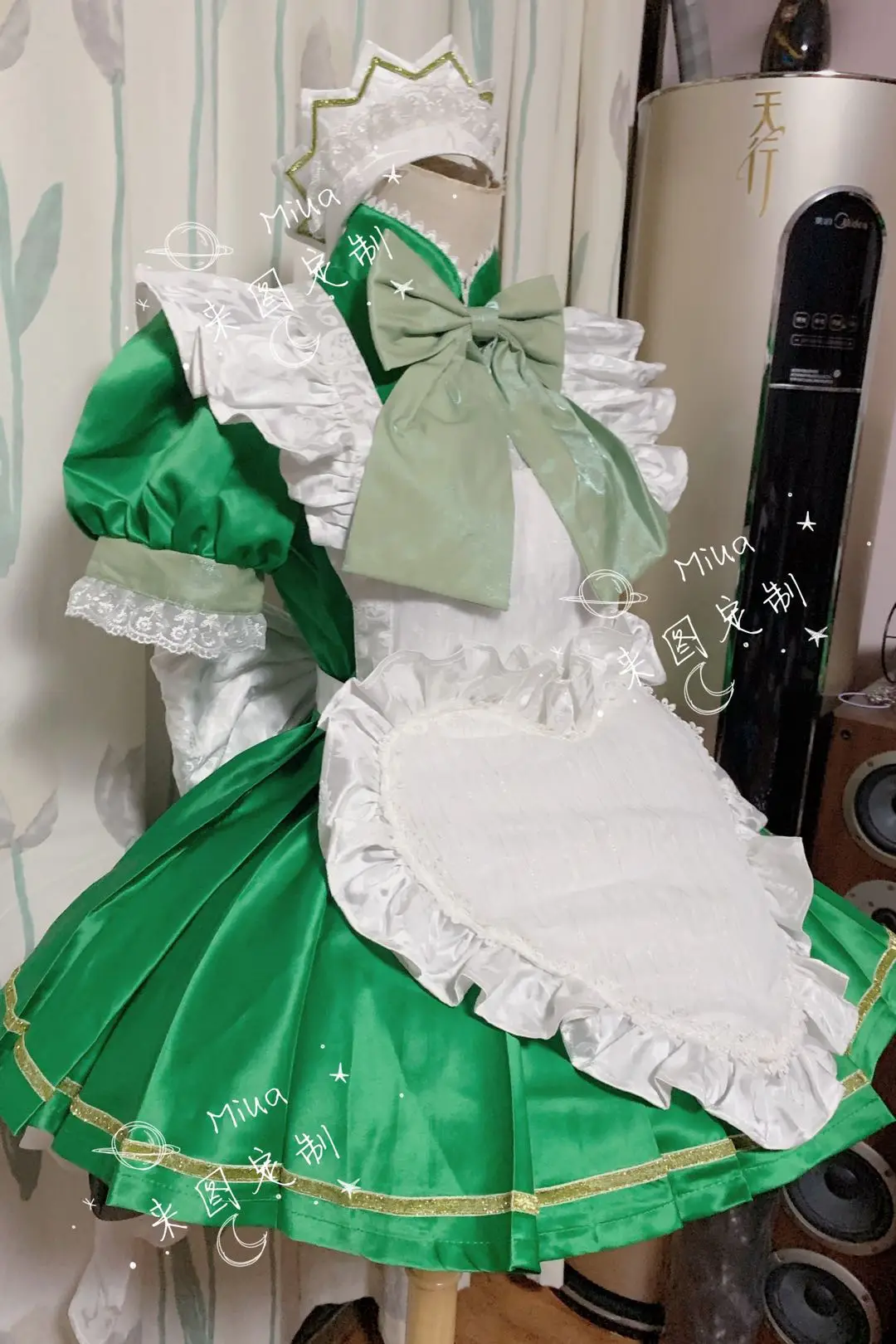 COS-KiKi [Customized] Anime Tokyo Mew Mew Akira Mizuki Maid Dress Cosplay Costume Lovely Uniform Halloween Party Outfit Women