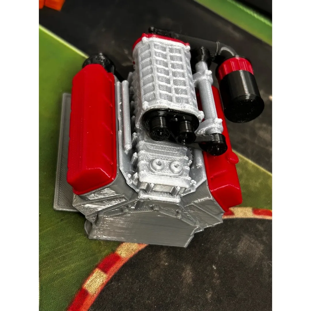 RC Off Road Crawler Vehicle Simulated Engine Decor Custom Model Number For 1/10 VP H10 Optic Decorative Styling Upgrade Parts