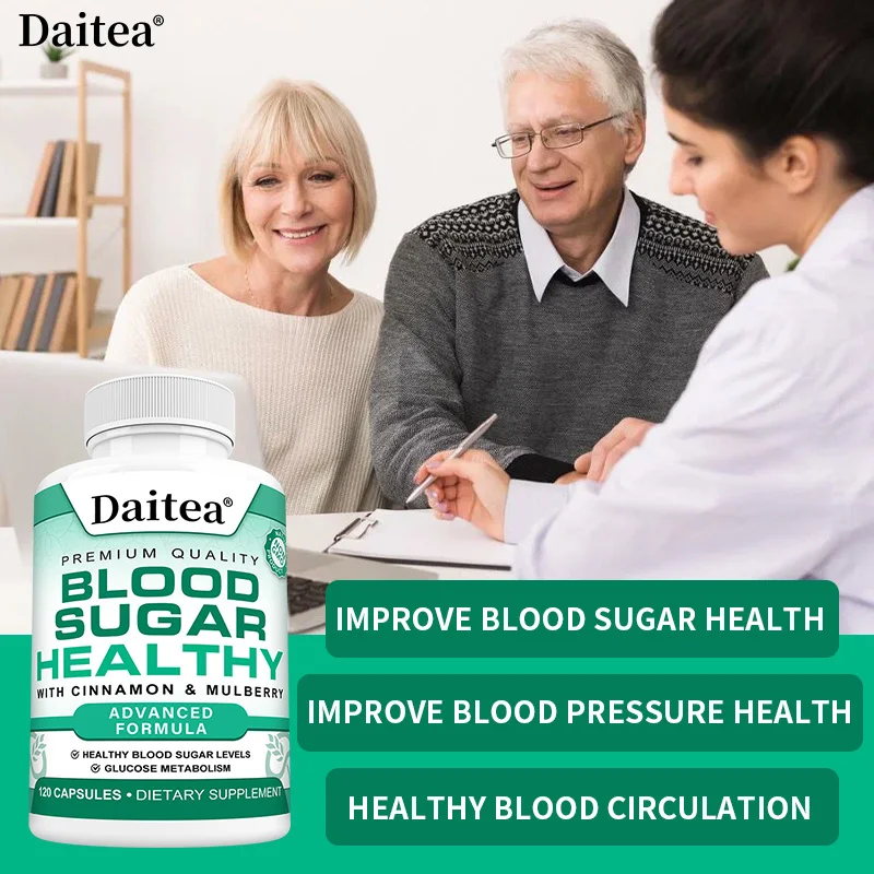 Blood Sugar Support Supplement - Support Normal Blood Sugar and Glucose Metabolism - All Natural Herbal Supplements