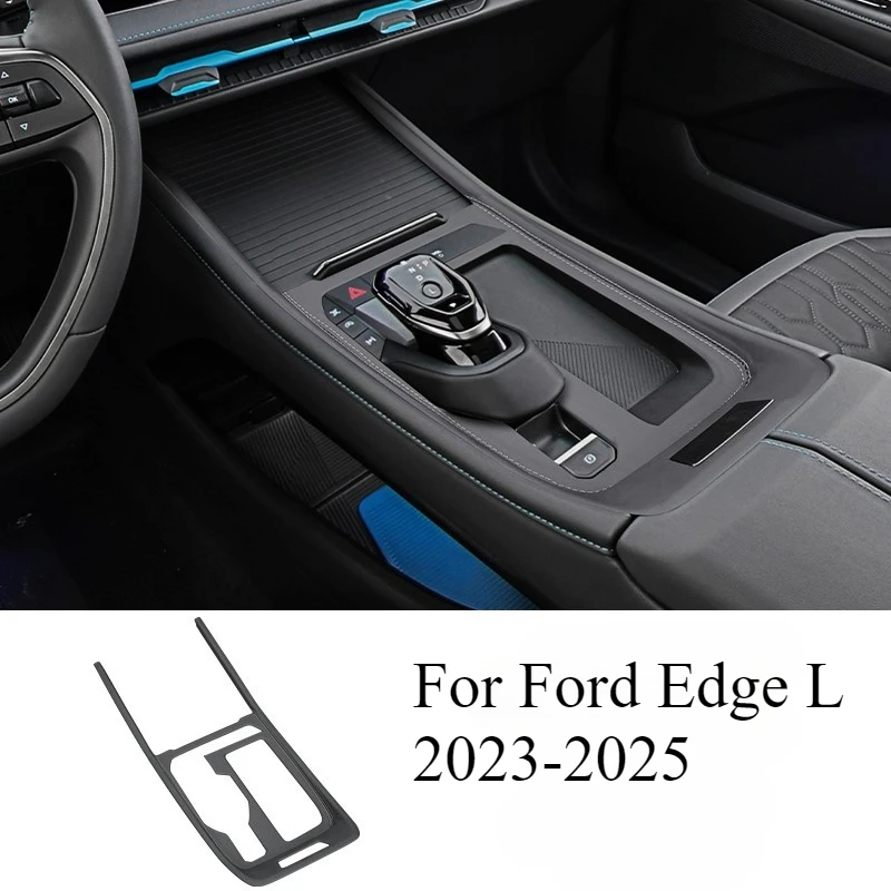 

Для Ford Edge L 2023-2025 замшевая крышка панели центральной консоли | Кожаная отделка сшитой отделкой OEM цвета